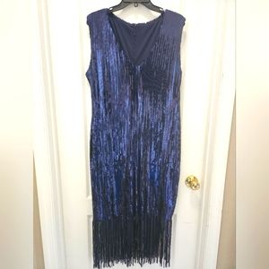 20th Gatsby style sequin dress, size 2xl-xl